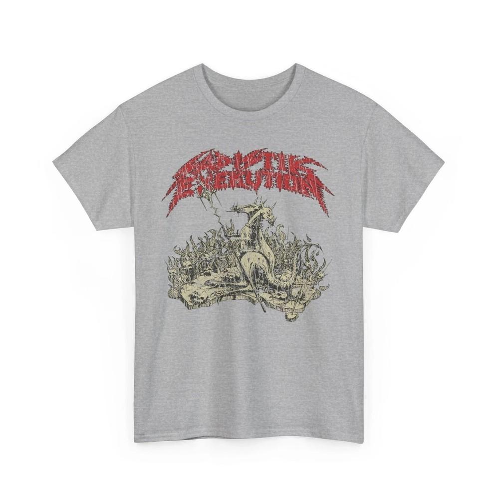 Sadistik Exekution 1985 Australia Metal Punk Rock Band T-shirt Gray Unisex T-Shirt XXXXL