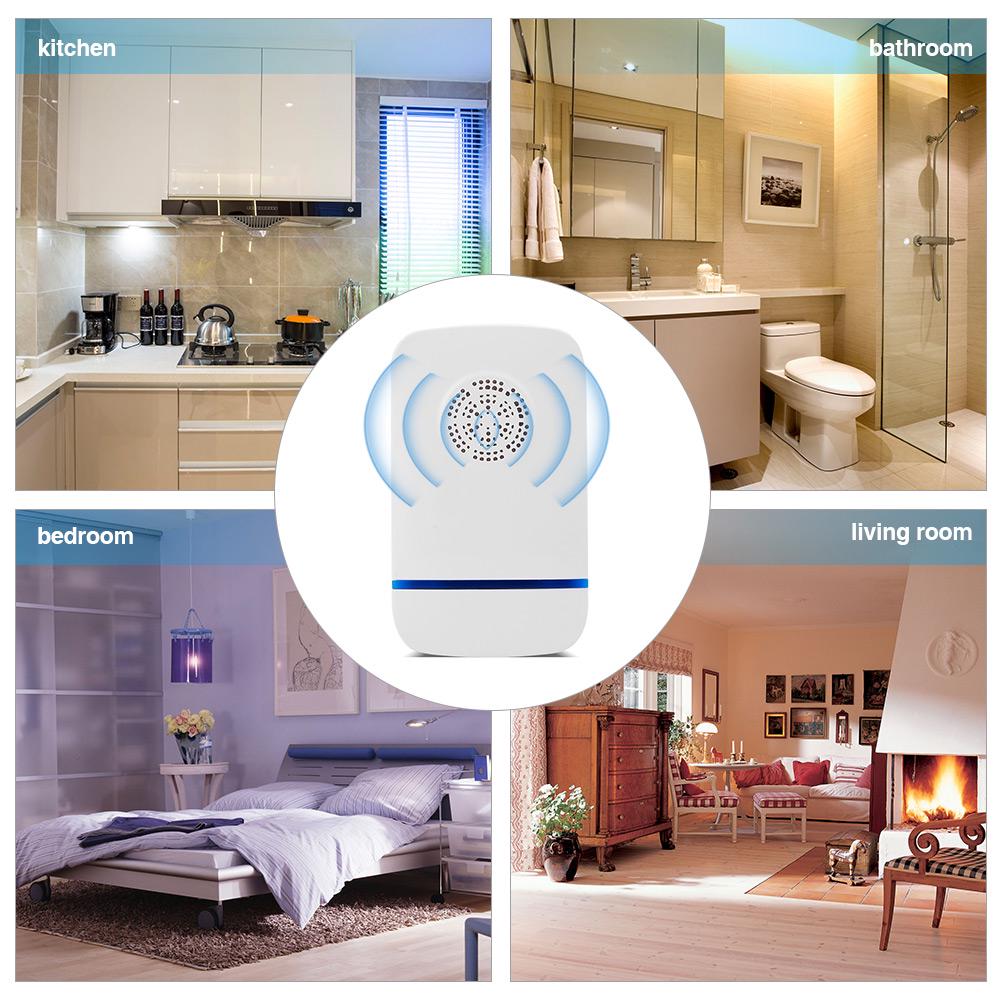 Pest Control Electronic Ultrasonic Repeller Indoor for Mosquitoes Mice Rats Rodents