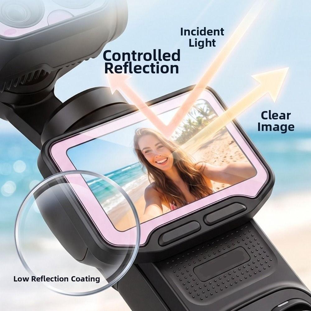 Cartoon Print Screen Protector Lens Protector for Insta360 Luna Ultra Action Camera Accessories