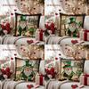 Irischer Leprechaun mit Liebeszeichen Dekorative Kissenhülle Muster Kissenbezug Geeignet für Sofa Schlafzimmer Auto Kissenbezug