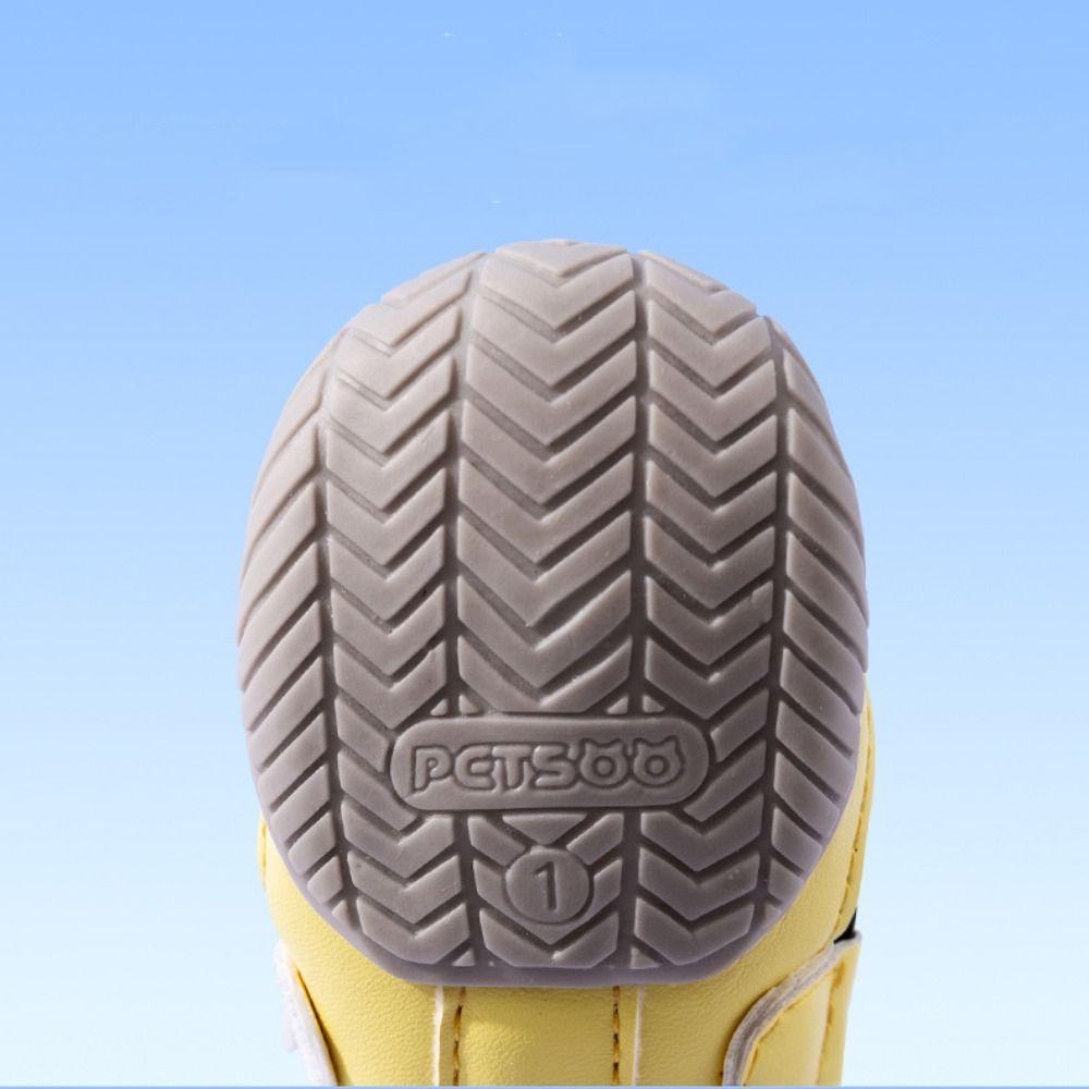 Nastavitelné protiskluzové boty pro mazlíčky Prodyšné chrániče tlapek štěňat Módní potahy na tlapky psů Plážové