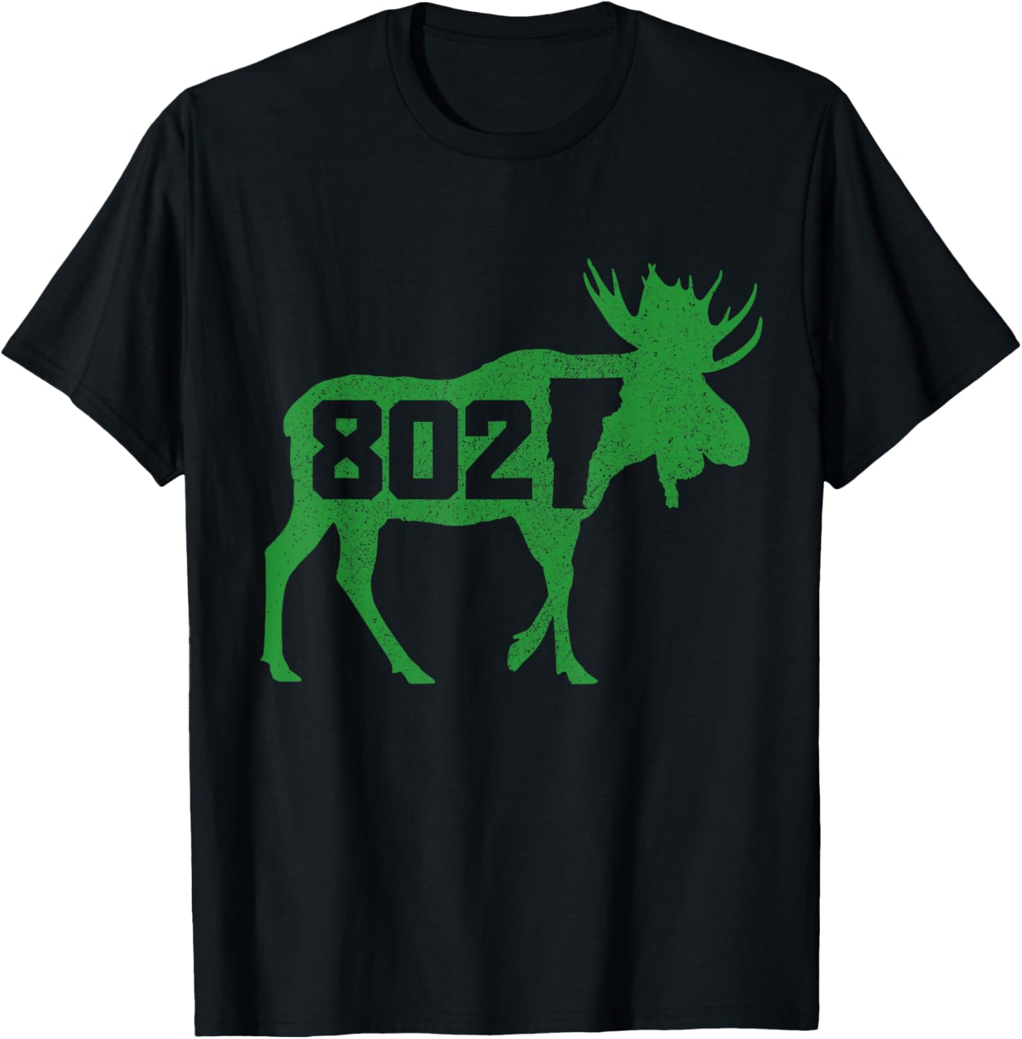 Vermont Elk 802 Area Code Pride Vintage T-Shirt S разноцветный