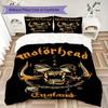 Motrhead Pattern Bedding uilt Set uilt Cover Pillowcase Home Decoration Birthday Gift (1*duvet cover + 2*pillowcase without core)
