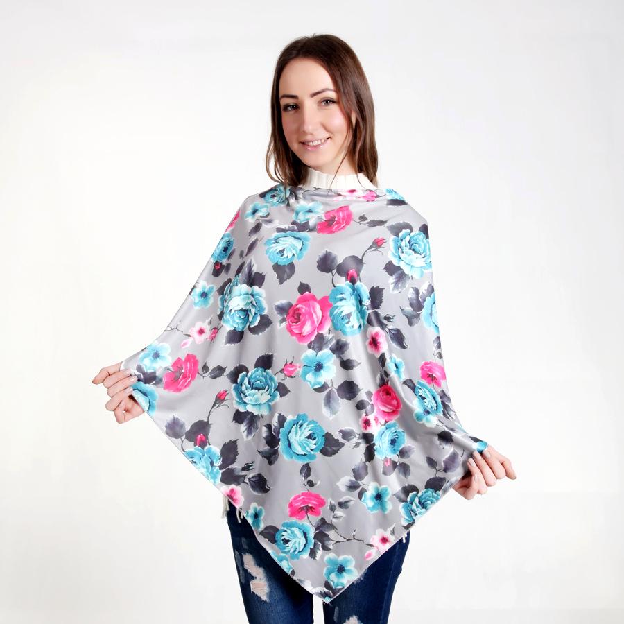 Modesty Stripe Nursing Shawl & Baby Car Cover - Anti-Exposure Scarf