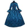 Victorian Renaissance Ball Gown, Medieval Gothic Lolita Long Sleeve Dress for Women, Halloween & Masquerade Parties