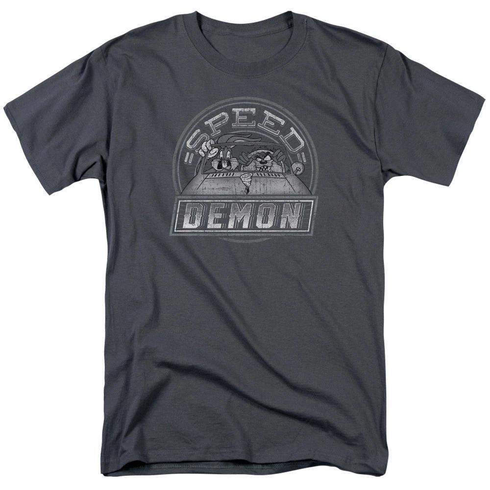 Looney Tunes - Speed Demon - Unisex Short Sleeve Children s T-shirt - Gray 110