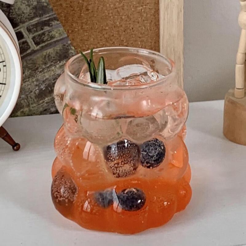 High Borosilicate Glass Handleless Drink Cup Set