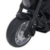 Motorcycle Toy Model Pull Back Alloy Plastic 1:12 Scale Retro Style Pull Back Motorcycle Toy for Kids Decoration Black