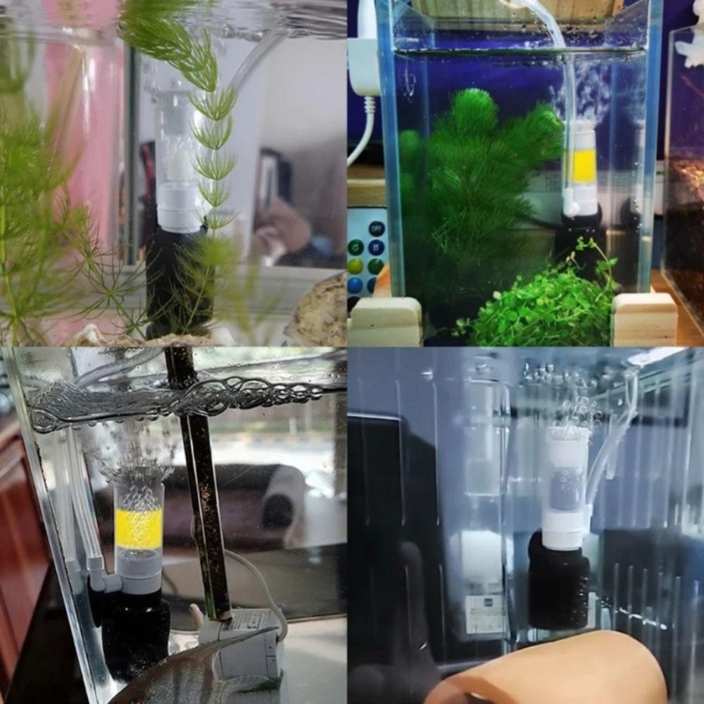 Mini Aquarium Water Purifier Ultra-quiet Fish Tank Sponge Filter Pumps Increase Oxygen