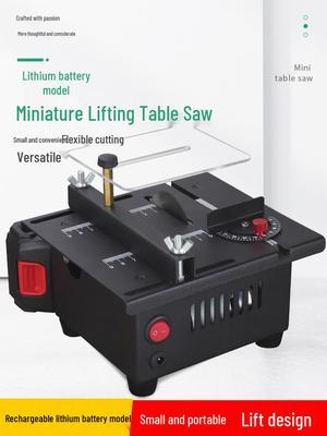 Mini Electric Table Saw for DIY Woodworking & Plastic Cutting