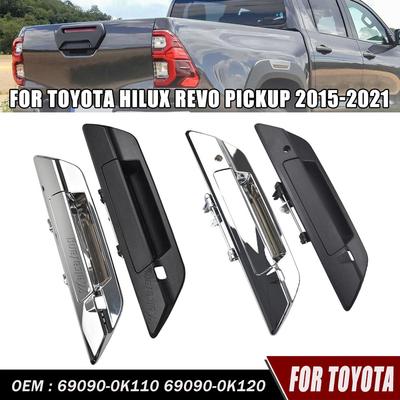 Exterior Tailgate Door Handle With Holes 69090-0K110 69090-0K120 For Toyota Hilux Revo Pickup 2015- 690900K110 690900K120