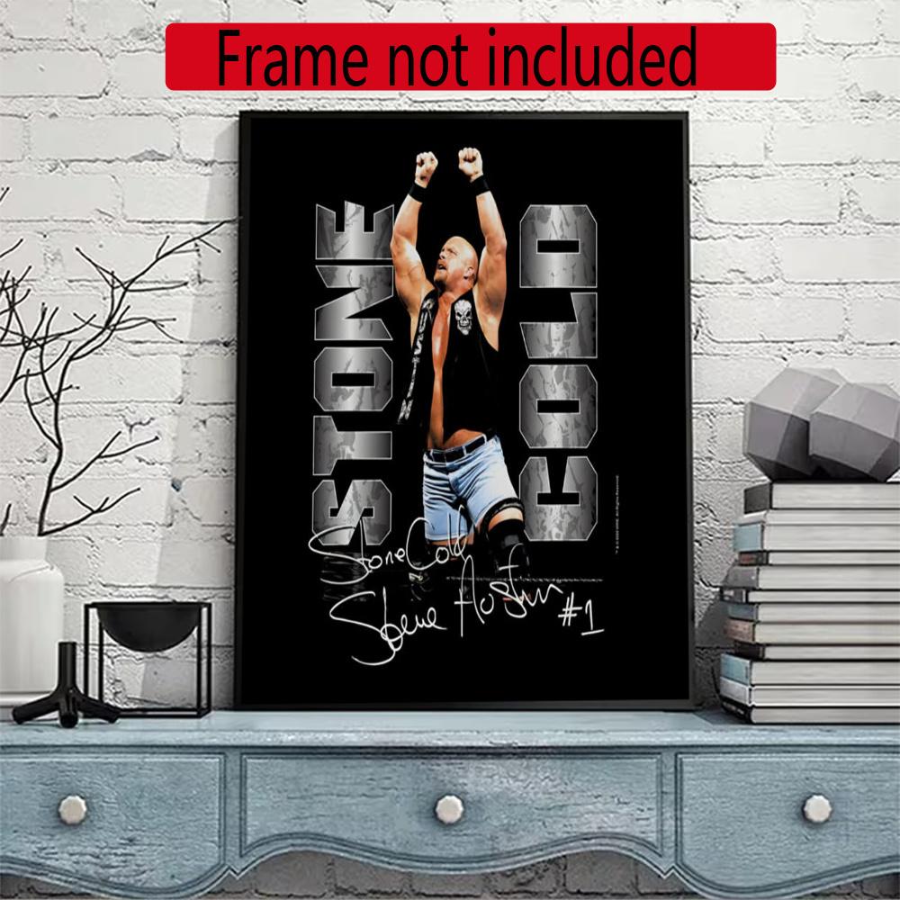 Stone Cold Steve Austin 5D Diamond Painting Round Diamond Rhinestones Mosaic Diamond Embroidery Wall Paintings Rhinestones Gift Frameless