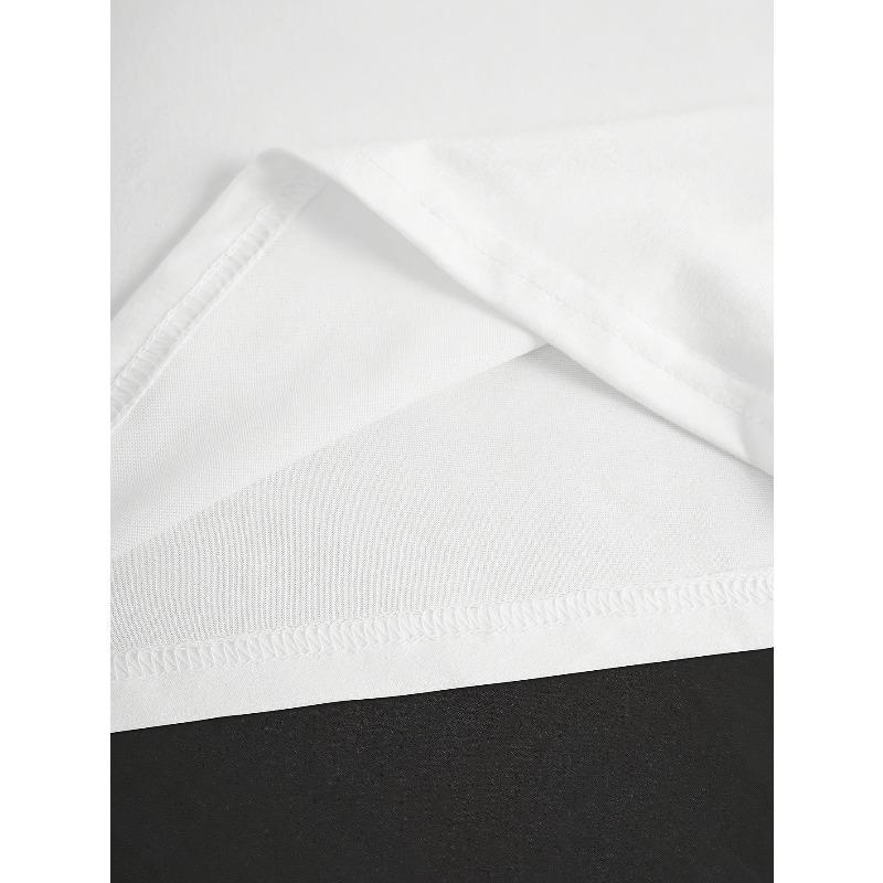 Women's Floral Eiffel Tower Bicycle Print Tee Round Neck Short Sleeve Spring Summer Casual Patterned Everyday Stylish Top