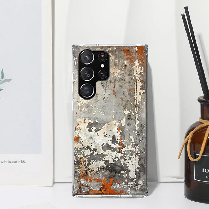 Vintage Industrial Style Rusty Pattern Phone Case For Samsung Galaxy S26 S25 Edge S24 FE S23 S22 Ultra S21 Plus S20 + Art Fundas