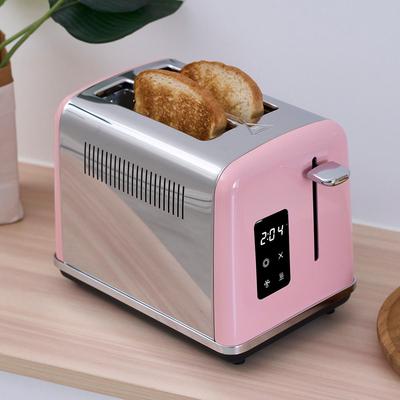 Tostapane Touchscreen in Acciaio Inossidabile con 6 Livelli di Cottura, Capacità 2 Fette, Perfetto per la Colazione