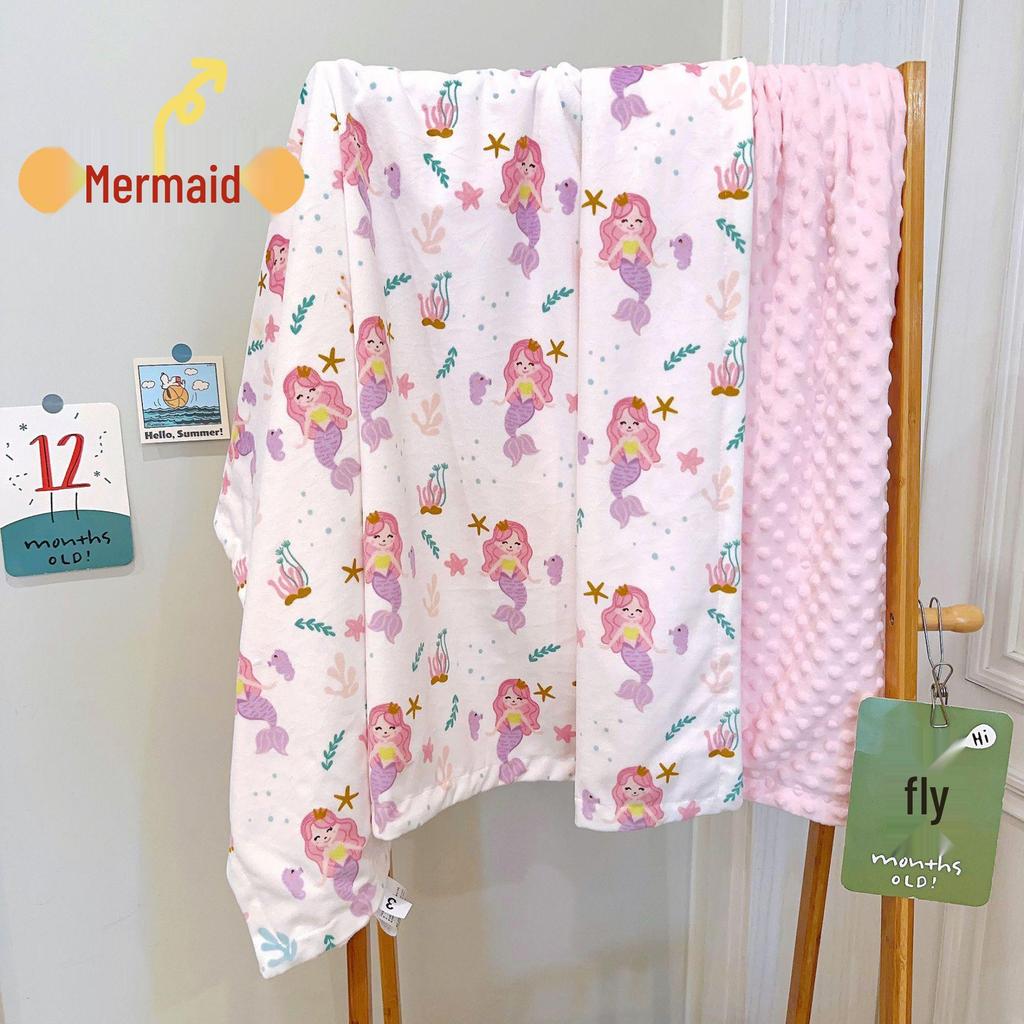 Washable Baby Wool Soothing Blanket - All-Season Nap & Sofa Quilt