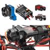 2204 2400KV Brushless Outrunner Motor W/ Transmission & 30A Brushless ESC for SCX24 RC Crawler Axial 1/24 RC Car Truck