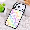 Hippie Daisy Tie-dye Flower Phone Case for iPhone 17 Air 16 15 11 12 14 13 Pro Max Shockproof Cover