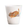 45ML Cat Tea Cup Gongfu Tea Set Smelling Cup Handmade Ceramic Zen Chinese Tea Ceremony