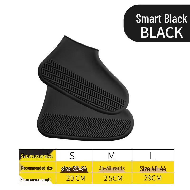Unisex Non-Slip Waterproof Silicone Shoe Covers: Rainproof, Stain-Resistant, Wear-Resistant for Outdoor Use