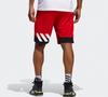 Adidas Basketball Shorts Men's Light Scarlet Moderate Straight Fit Pants ED8389