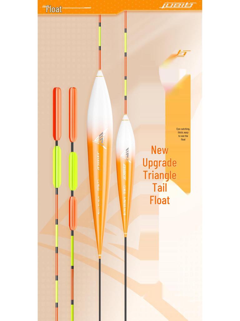 Xiao Feng Xian Triangle Tail Fishing Float: Eye-catching Thickened Tail for Wild Fishing, Ideal for Crucian Carp.