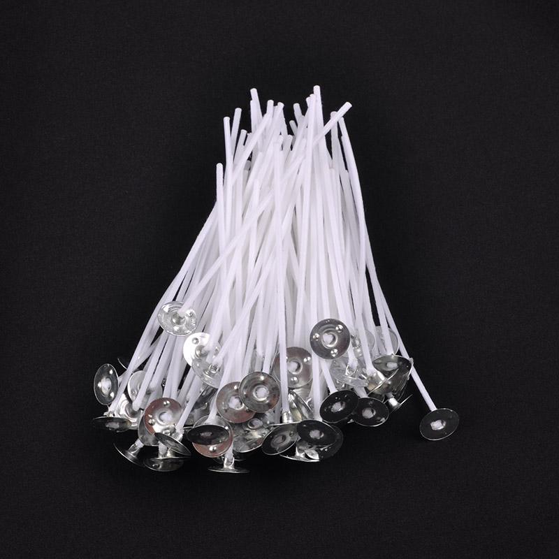 

100 шт./пакет хлопковые фитили для свечей 9/15/20 см изготовление свечей своими руками с масляным фитилем для дома, вечеринки, дня рождения, Рождества