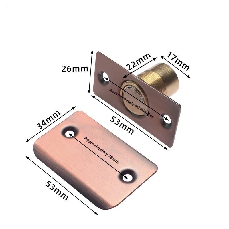 Invisible Magnetic Door Catch Adjustable Strong Magnetic Door Stopper For Hidden Door Cabinet Closet Furniture Hardware