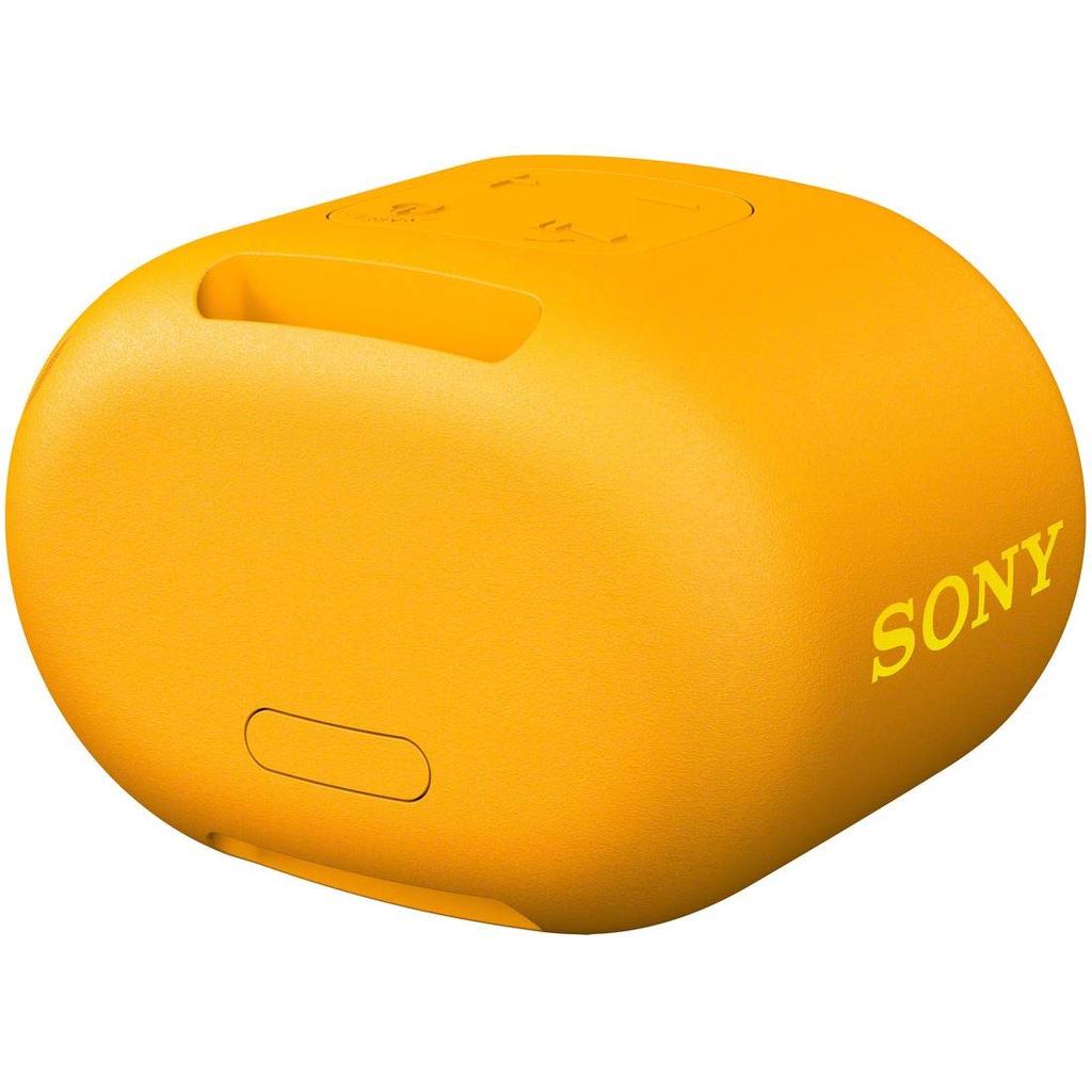 Sony Wireless Portable Speaker Waterproof Bluetooth Can Be Operated Without a Smartphone Strap Included 2018 Model With Microphone Yellow SRS-XB01 Y