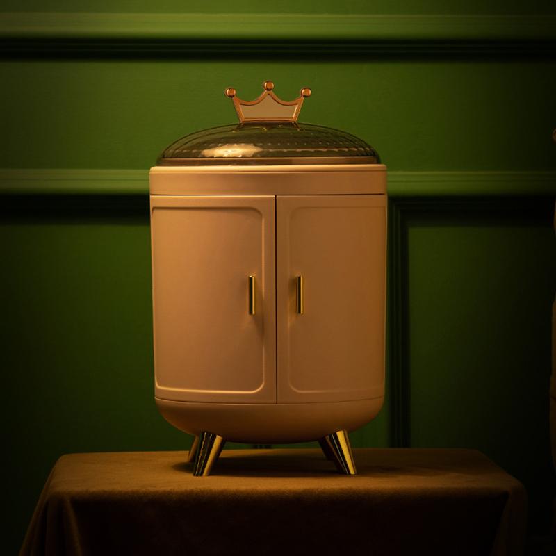 Schreibtisch-Aufbewahrungsbox Kosmetik-Aufbewahrungsbox Halskettenbox Lippenstift-Displaybox Schmuck Schreibtischdekoration Multifunktionale Accessoires