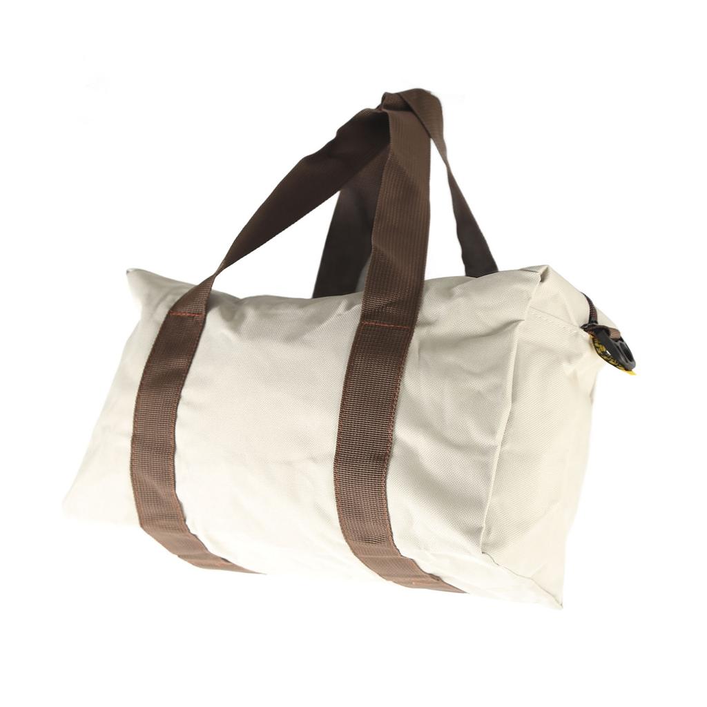 Wide Mouth Tool Bag Waterproof High Bearing Capacity Hardware Storage Canvas Case Handbag Gray