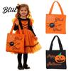 Bolsa Tote para Doces de Festival Tecido de Bolsa Não Tecido Halloween Doce Travessura ou com Abóbora Presente Padrões de Fantasma Grande Capacidade