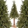 Artificial Christmas Tree On A Trunk Like A Life Spruce 180 100% Pe Dense