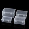 Rectangular Transparent PP Storage Box with Double Buckle