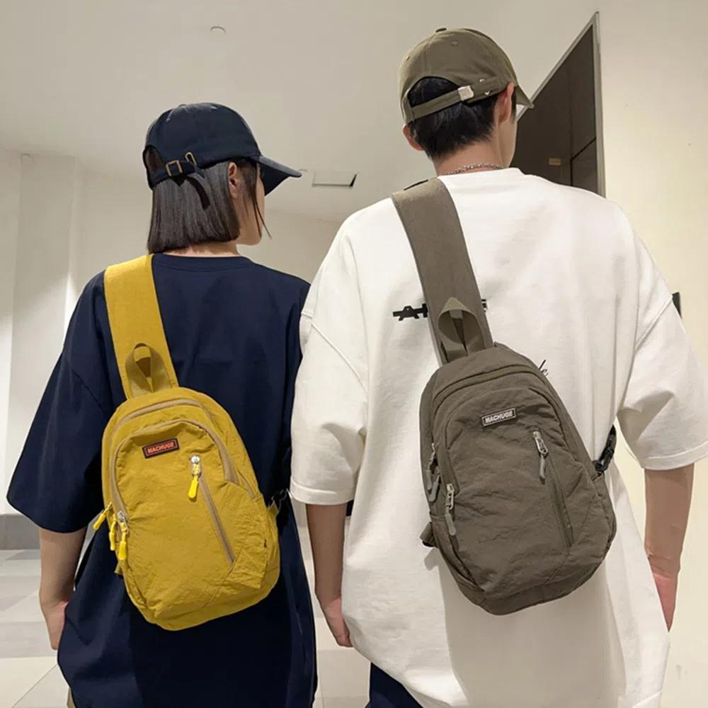 Multifunctional Sling Backpack Nylon Shoulder Bag Fashion Men Chest Bag  Outdoor