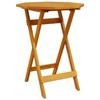 VidaXL Ensemble de bistro pliable 3 pcs bois d'acacia solide, ensemble de bistrot de jardin, ensemble de balcon, ensemble de 3295252