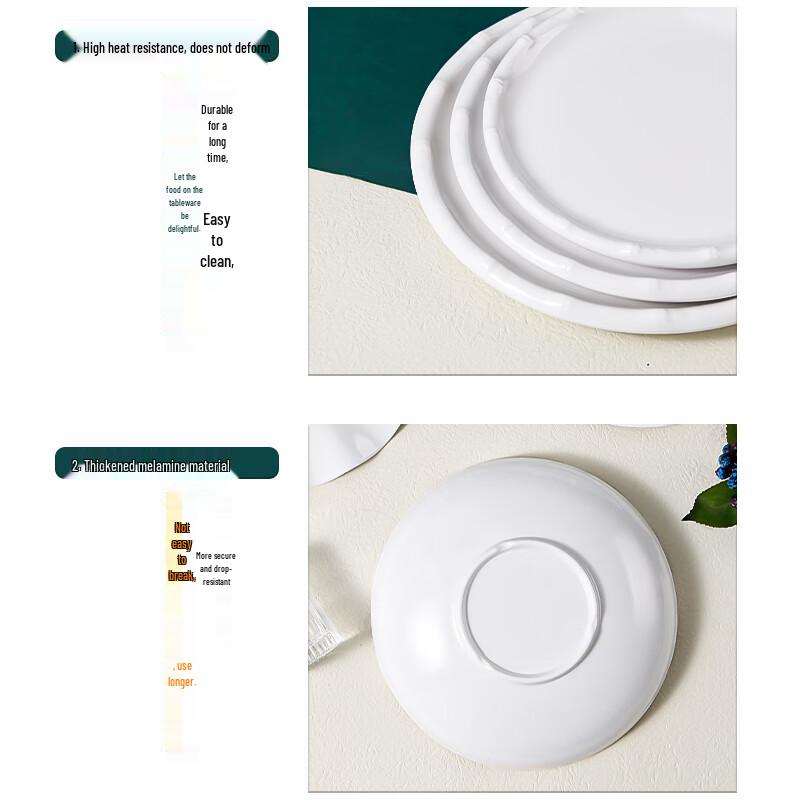 Huihuang Creative Lace Melamine Plate