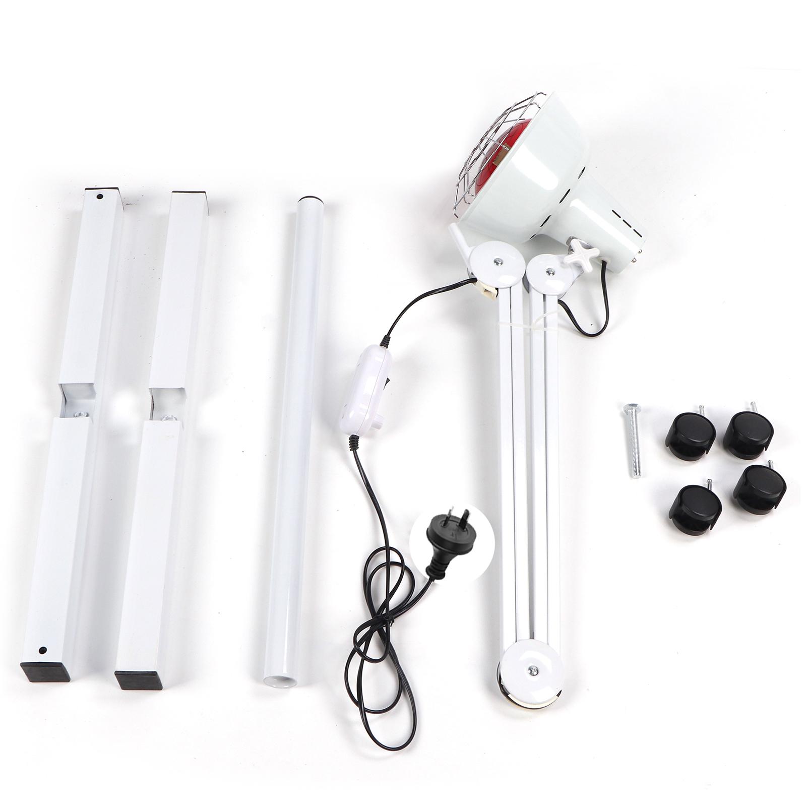 

275 Вт инфракрасная лампа для терапии с подогревом, напольная подставка, для снятия мышечной боли, ухода за кожей