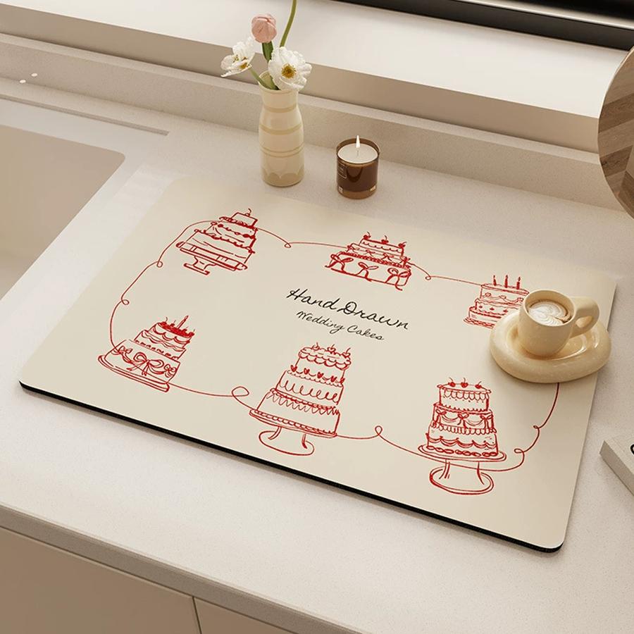 Multi-themed Placemats, Waterproof and Oil-resistant Household Table Mats, Kitchen Tabletop Decorative Mats.