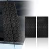 Durable Honeycomb Car Stickers DIY Scratch Resistant B Pillar Covers Self-adhesive Waterproof Car Styling Decoration Sticker