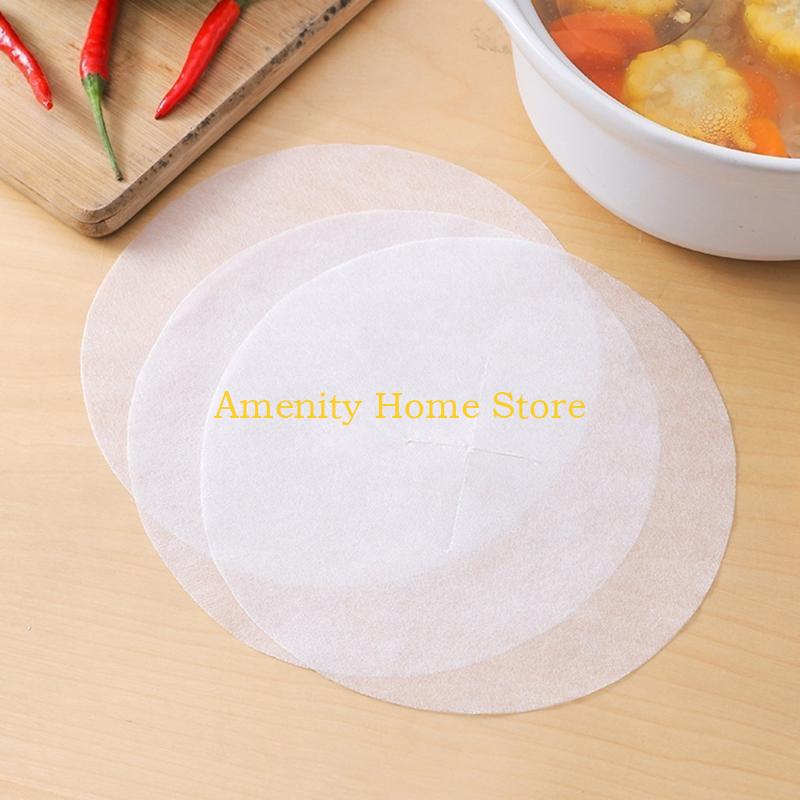 F26C 12 Pieces  Oil Absorption  Blotting Paper Soup Oil Filter Paper  Absorbing Blotter Paper,Quickly Absorb and Removes Fats