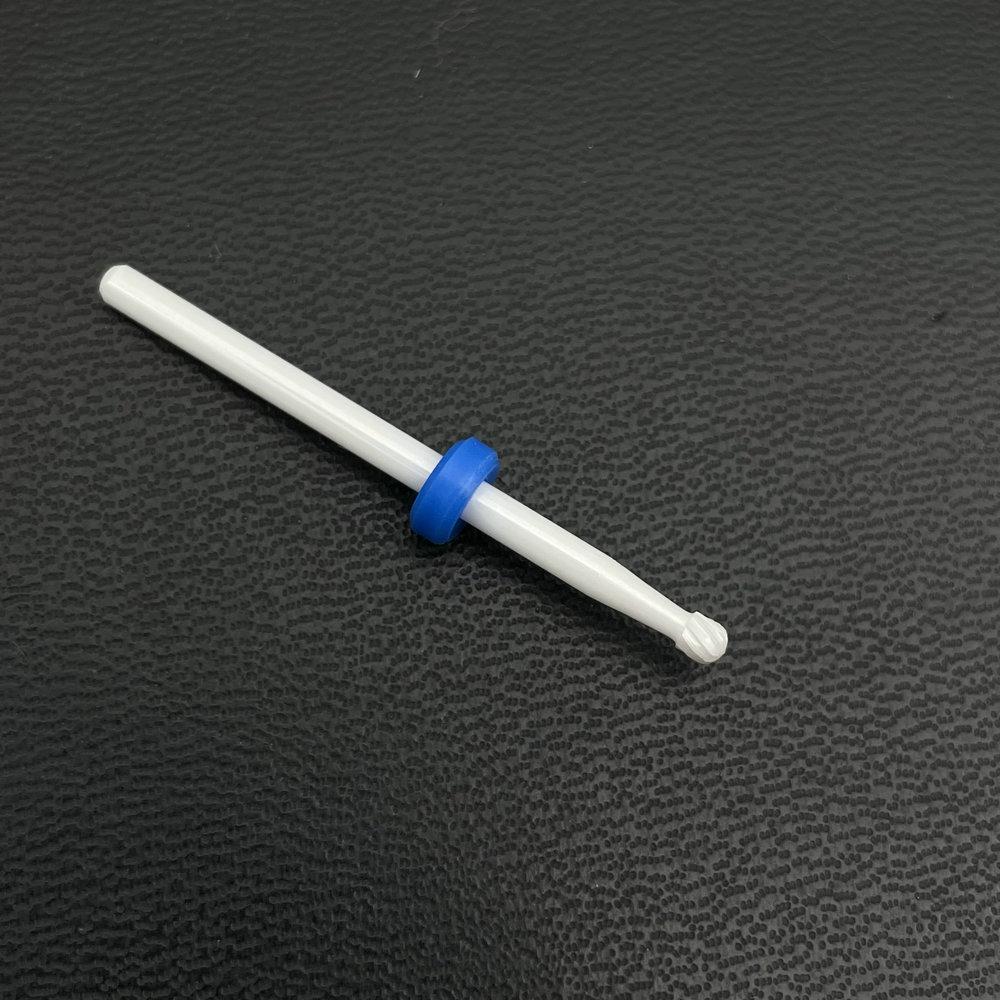 1Pc White Ceremic Nail Drill Bits Ceramic Cuticle Clean Bur Rotary Milling Cutters for Manicure Pedicure Dental Polishing Burs