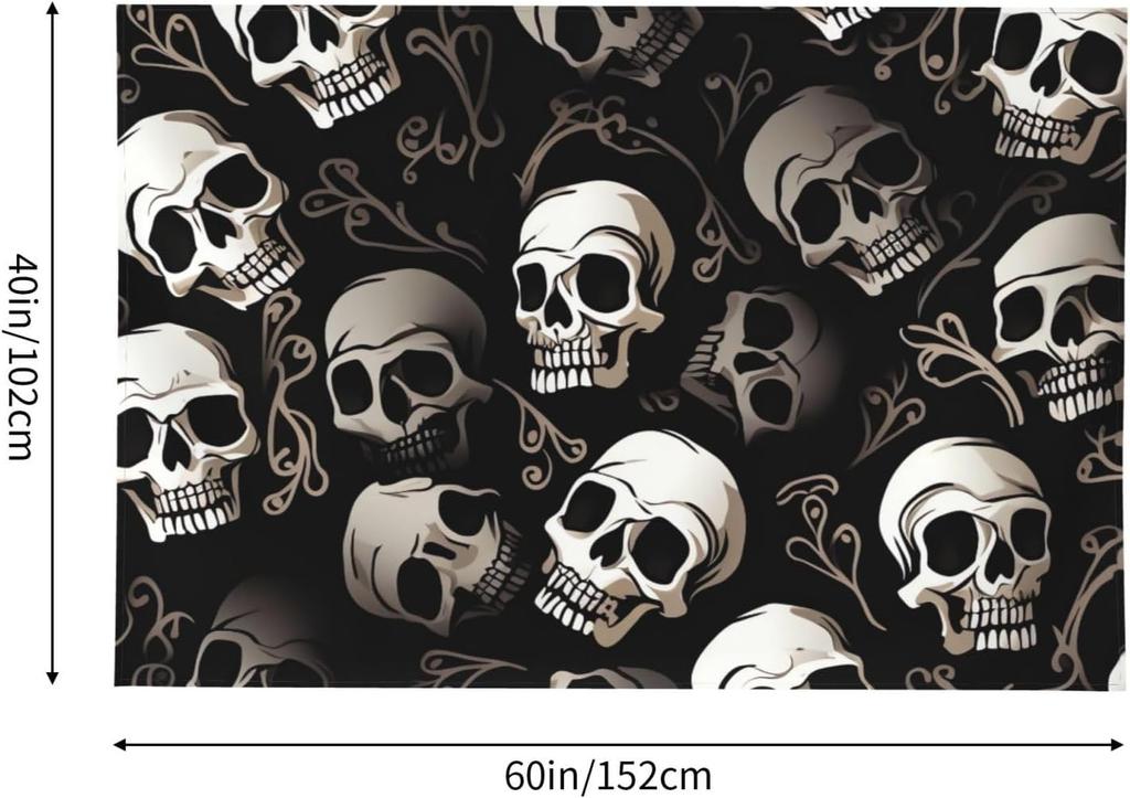 Tapestry Wall Hanging For Bedroom Aesthetic Wall Mural Tapestries Art Backdrop Skulls Tapestries Landscape Poster Tapestry For