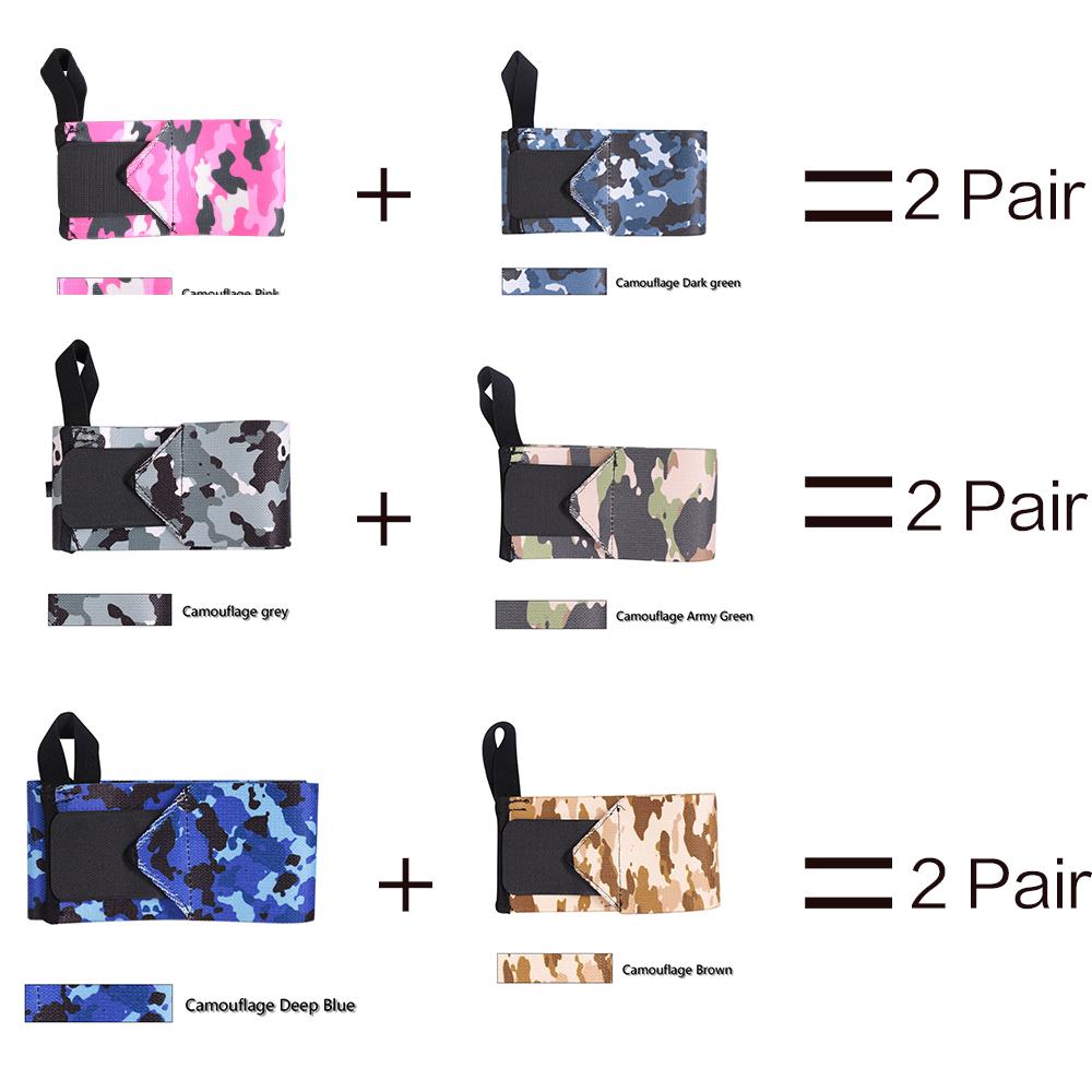 1Pair Compression Wrist Brace Support Camouflage Elastic Wraps For Hand Protection Weightlifting Basketball Sports