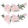 2pcs Cotton DIY Clothing Accessories Flower Design Flower Cotton Patch Iron-On Patch  DIY Projects
