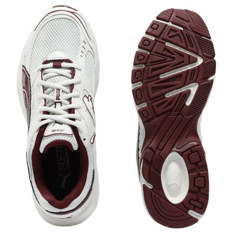 PUMA Unisex White Axis Low Top Casual Shoes 368465-22