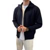 Men's Retro Loose-Fit Zipper Knit Pullover Sweater