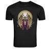 Winged Deer Skull Occult Graphic T-Shirt