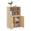 Highboard in Sonoma Oak Finish 60 x 36 x 110 cm engineered wood