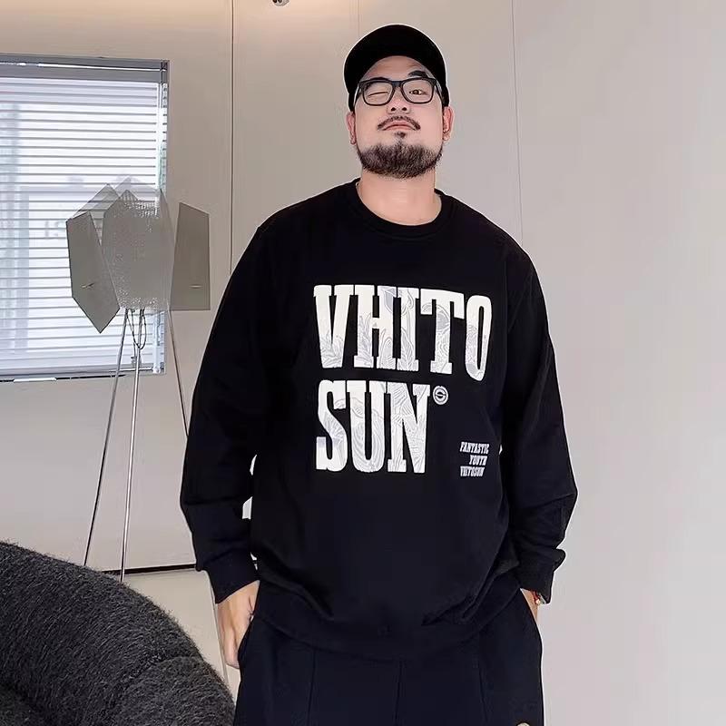 Printed soft high quality fabric wrinkle-resistant men's street sports casual breathable loose fashion trend comfortable long-sleeved tops